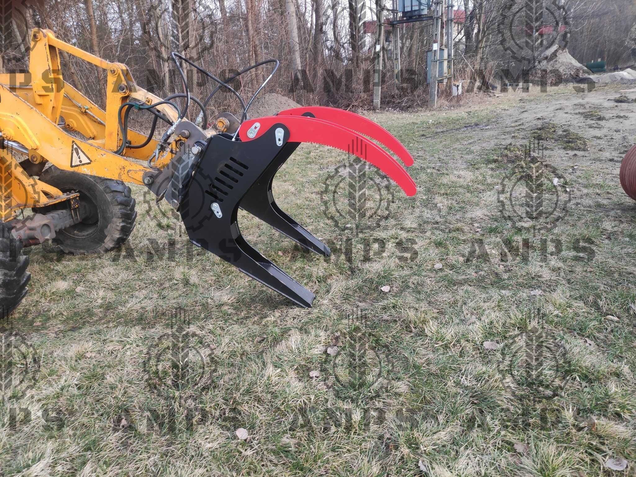 Chwytak do drewna, kłód, bali MANITOU, ATLAS, JCB