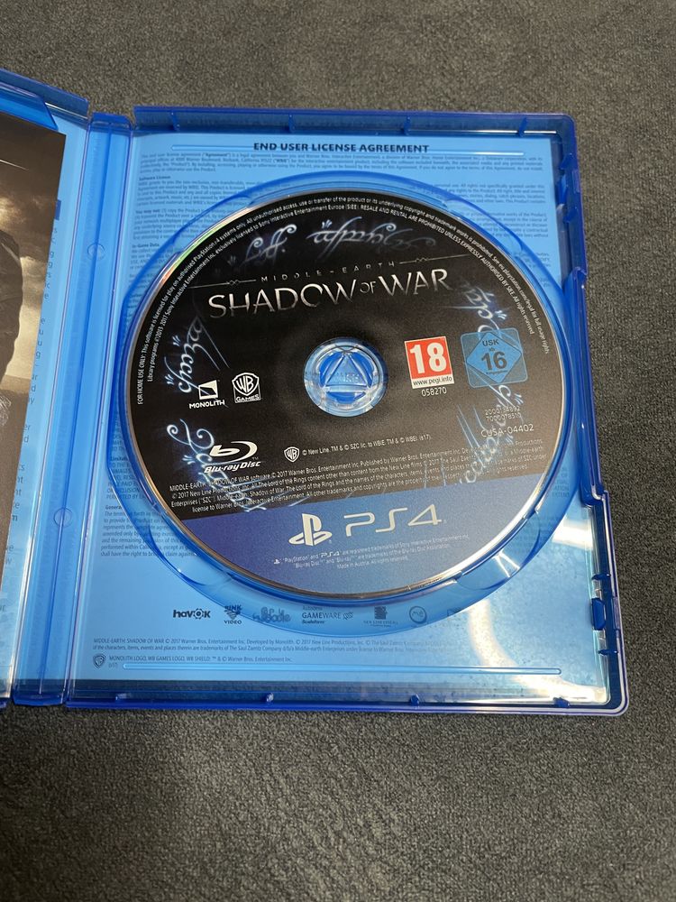 Shadow of war PS4