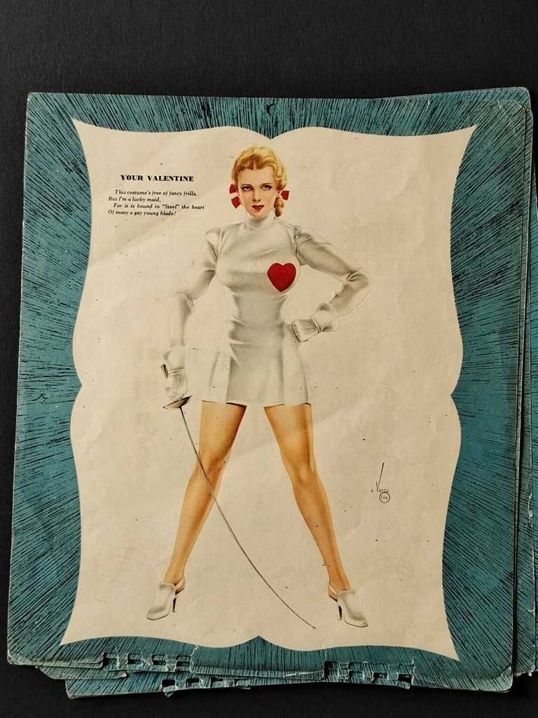 Esquire’s Varga Girls 1947 – wyjątkowy kalendarz retro z USA