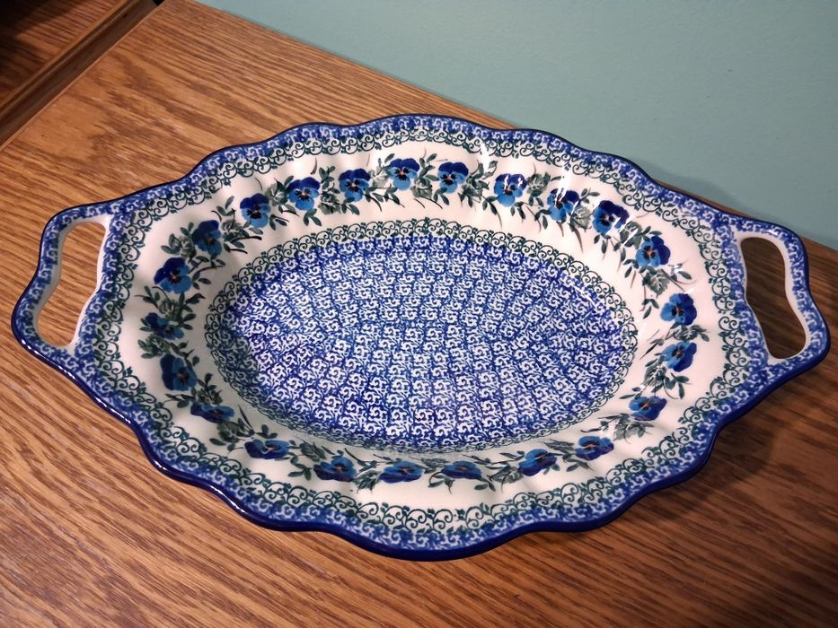 Patera polmisek 34cm GAT1 Ceramika Artystyczna Boleslawiec
