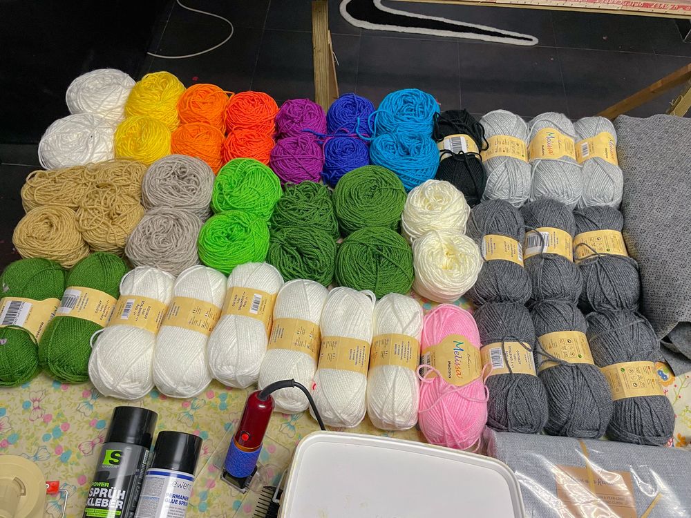 Kit completo para tufting // tufagem de tapetes