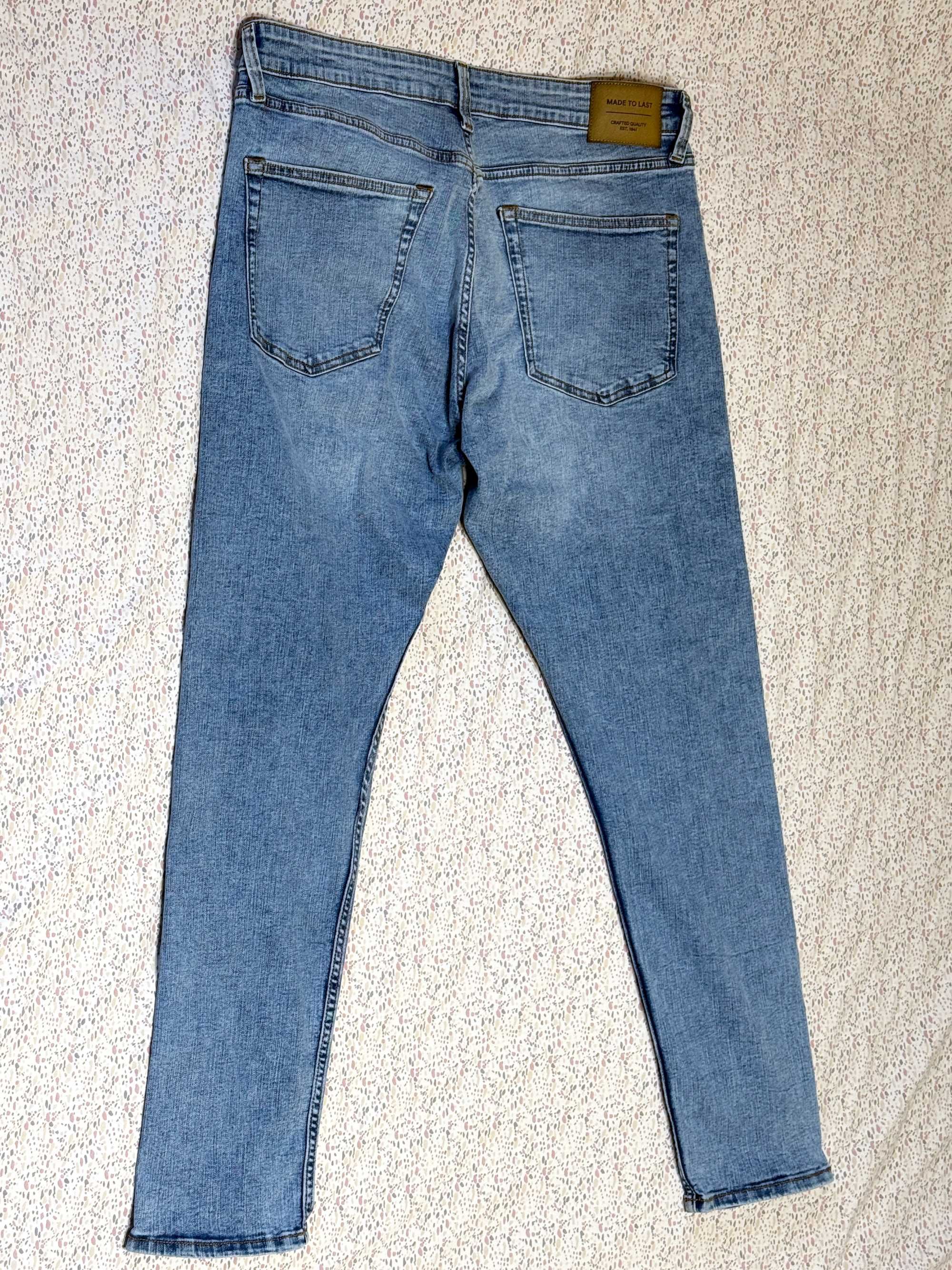 Джинсы Slim Fit мужские C&A W34 L32 Голубые
