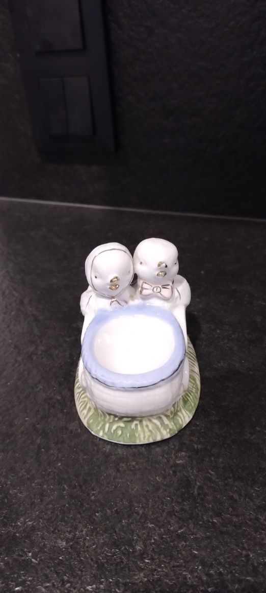 Figurka ceramiczna zabytkowa kaczki mała PRL
