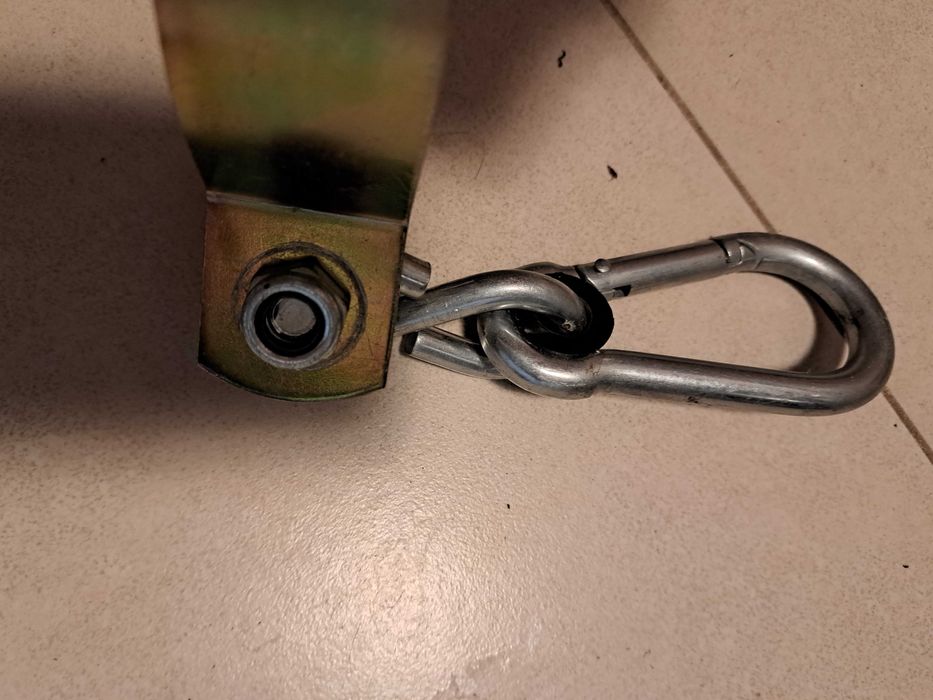 Obejma ø 120 mm okrągła do huśtawki z karabińczykiem (2 szt.)