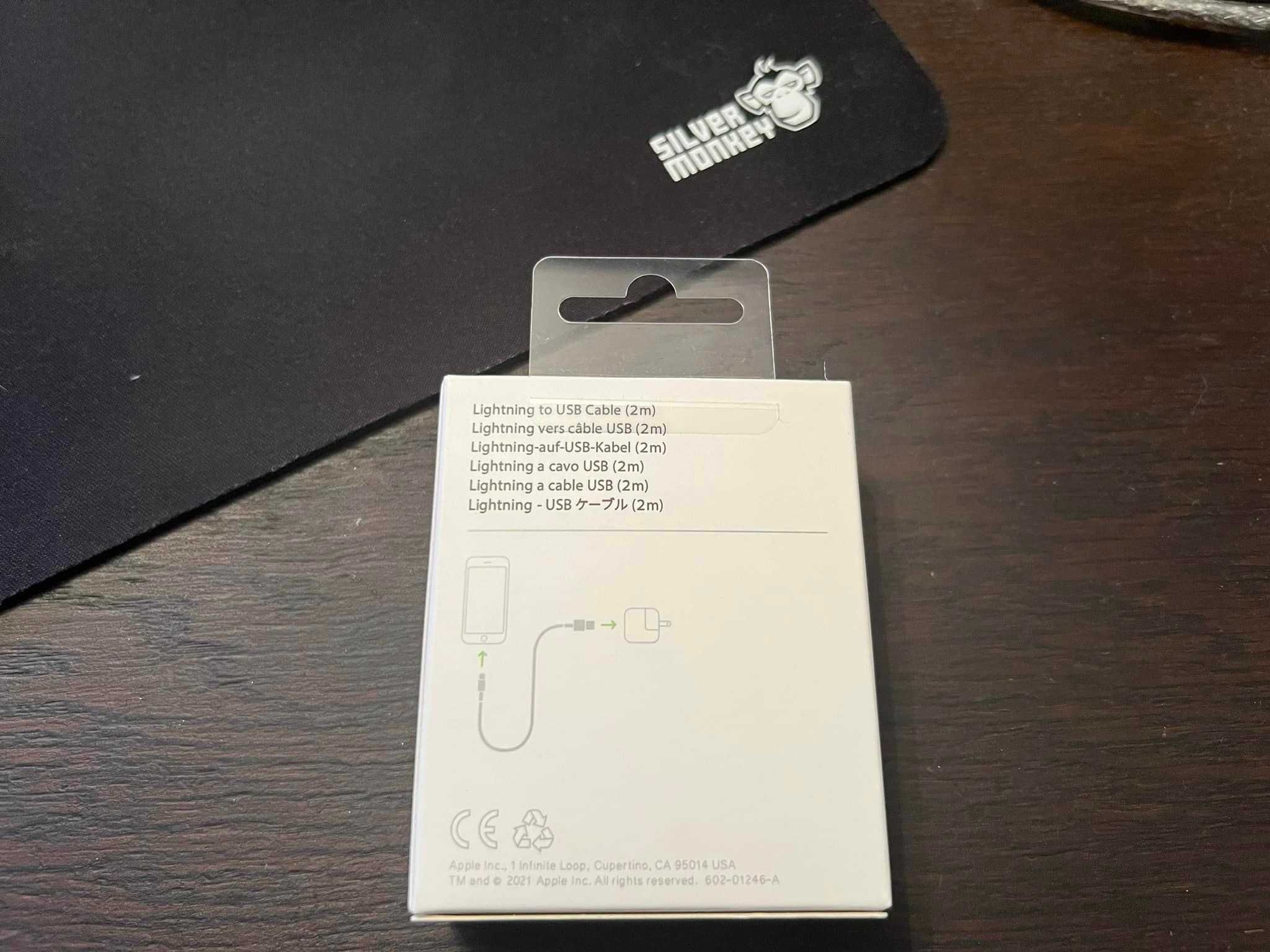 Kabel 2m Apple Lighting USB * Otwarte Pudełko - Powystawowy