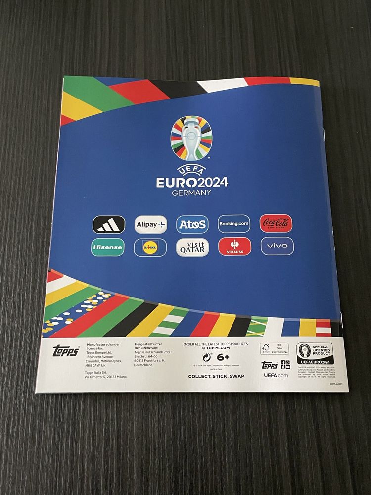 Caderneta Euro 2024