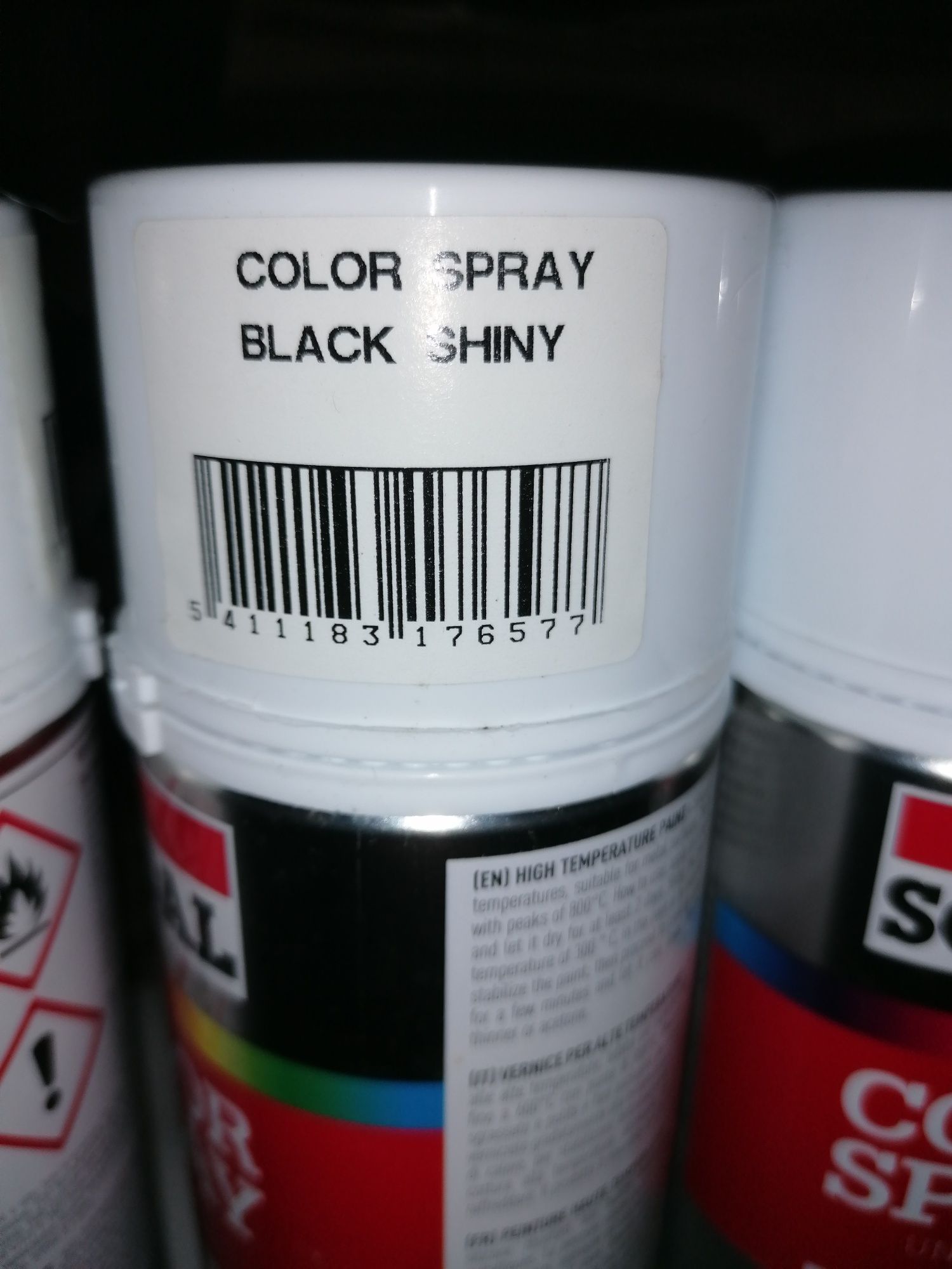 Spray Alta Temperatura Black Shiny 400ml