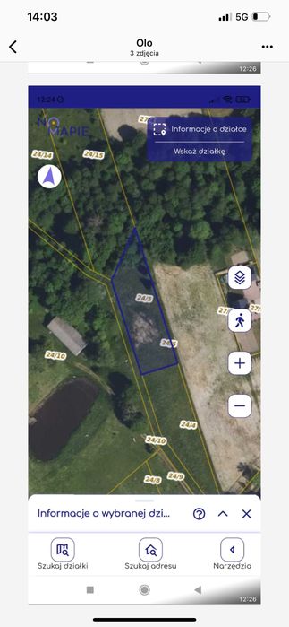 Działka na sprzedarz(bez pośrednika)3000m2