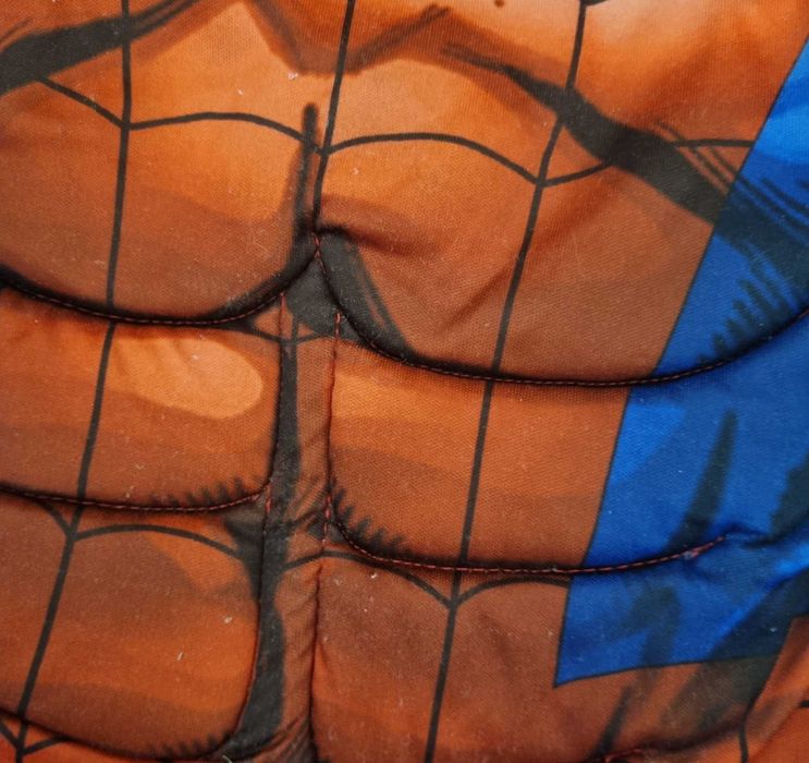 Strój 122 128 Spiderman kostium przebranie karnawał andrzejki
