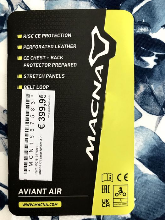 Casaco mota MACNA AVIANT AIR como novo