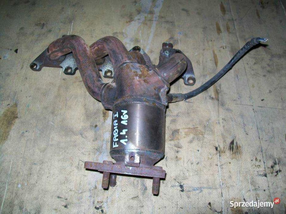 Fabia I 1.4 16V Kolektor wydechowy katalizator