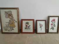 Quadros em ponto cruz