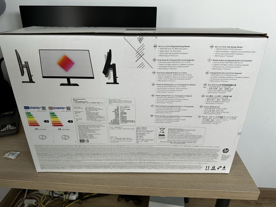 Monitor 165 HZ OMEN gaming FHD
