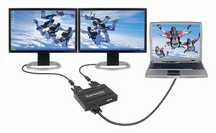 Gráfica Externa - Matrox Dualhead2go - 2 monitores em portátil - USB