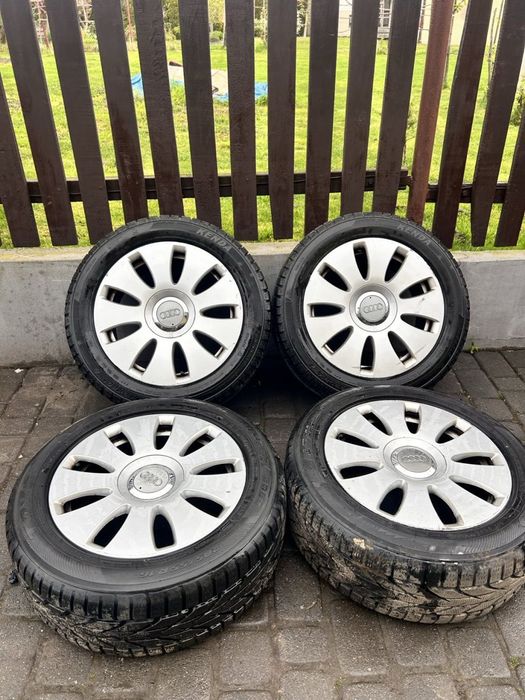 FELGI KOŁA ALUFELGI ZIMÓWKI 7J 16 CALI 5X112 ET42 205/55/16 DOT 3123 KENDA Audi A4 B6/B7