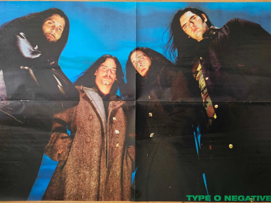 UNIKAT! Plakat TYPE O NEGATIVE z 2001 r. - Format A2 (ok. 56 x 40 cm)