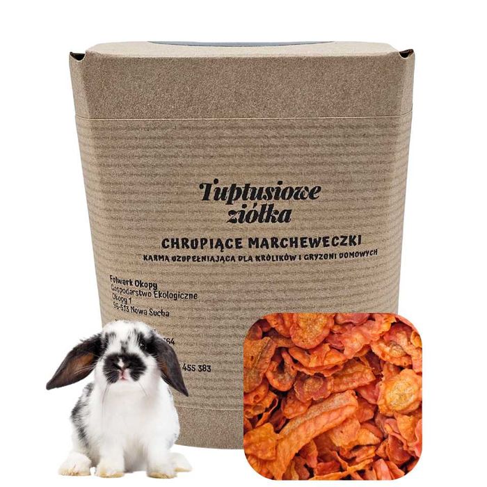 Chrupiące marcheweczki warzywa dla królika,świnki morskiej 150g