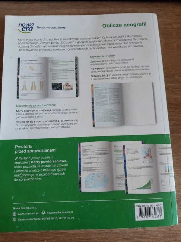 Oblicza geografii 2 karty pracy zakres podstawowy