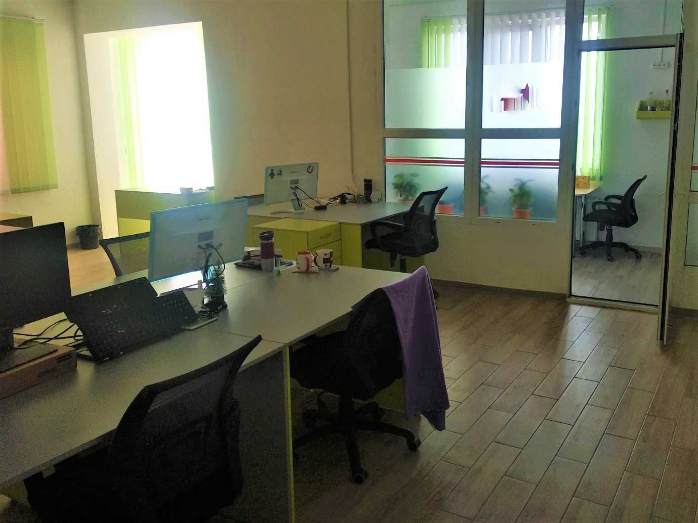 140  кв.м панорамный офис  IT open space+ кабинеты. кухня