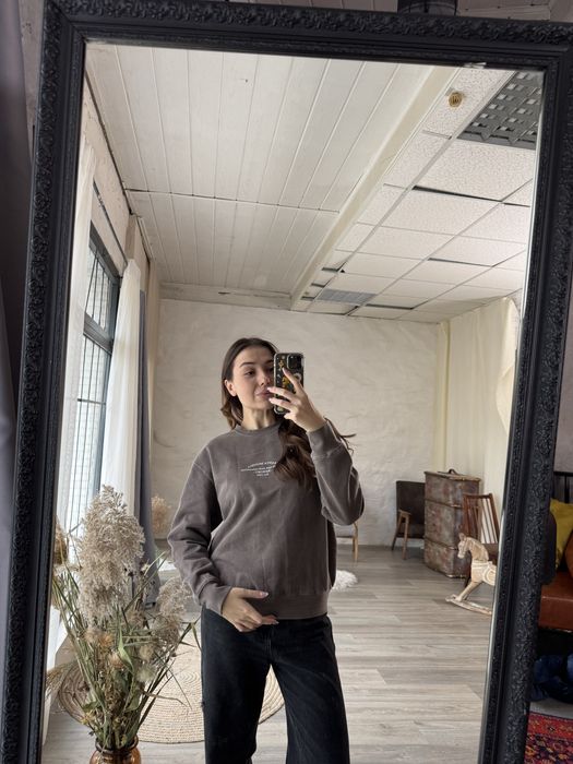 Новий світшот колір какао