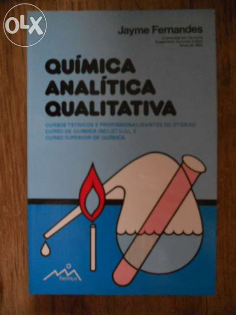 Livro: química analítica qualitativa - jayme fernandes