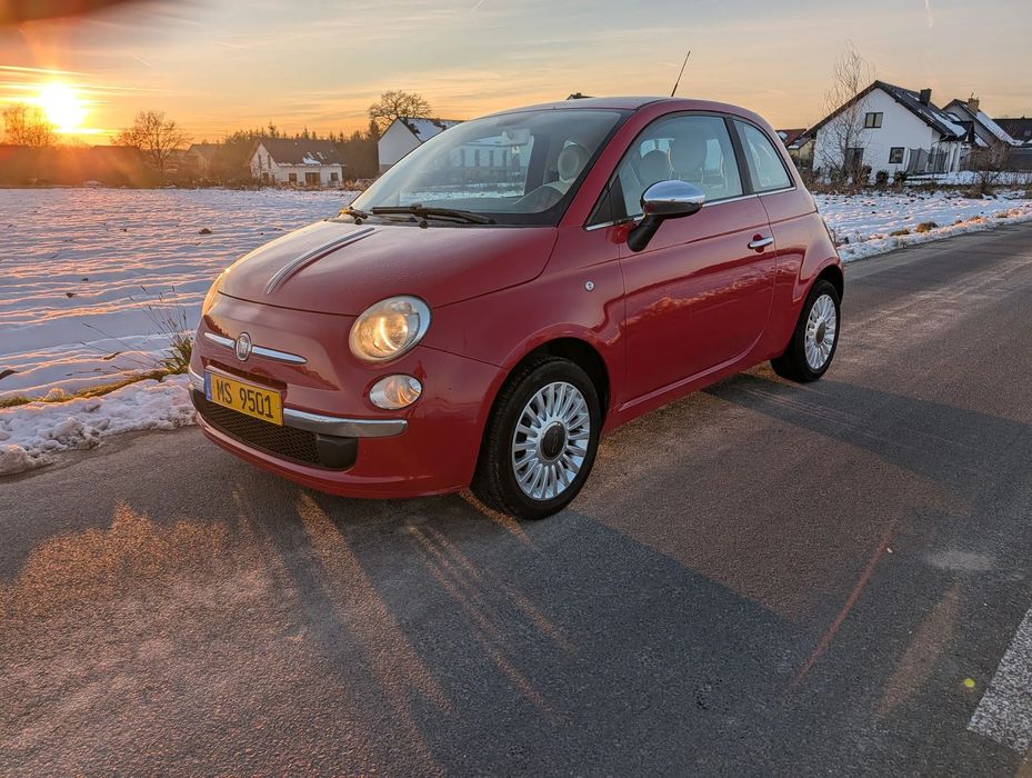 Fiat 500 Fiat 500 rok 2012 na mikołaja