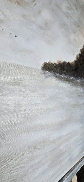 Obraz na płótnie Ręcznie malowany 80x100