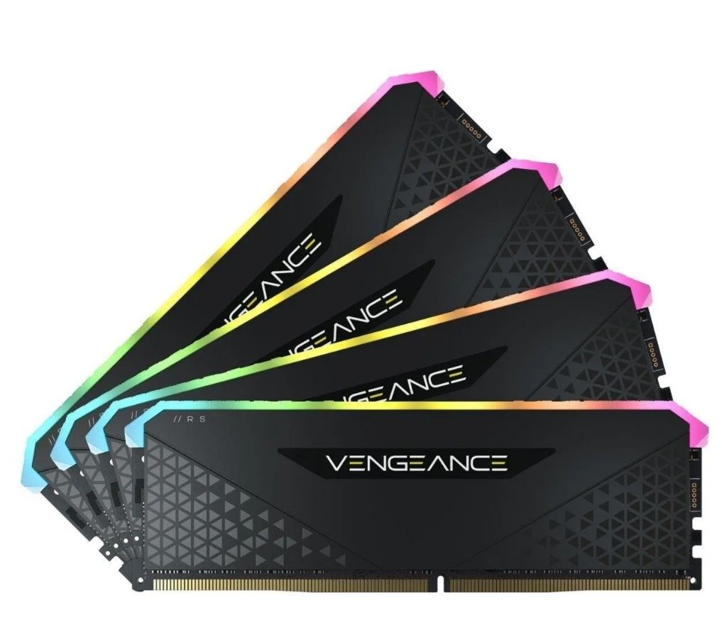 Na Lewara Pamięć RAM Corsair Vengeance RGB RT DDR4 4x8gb 32gb 3200MHz