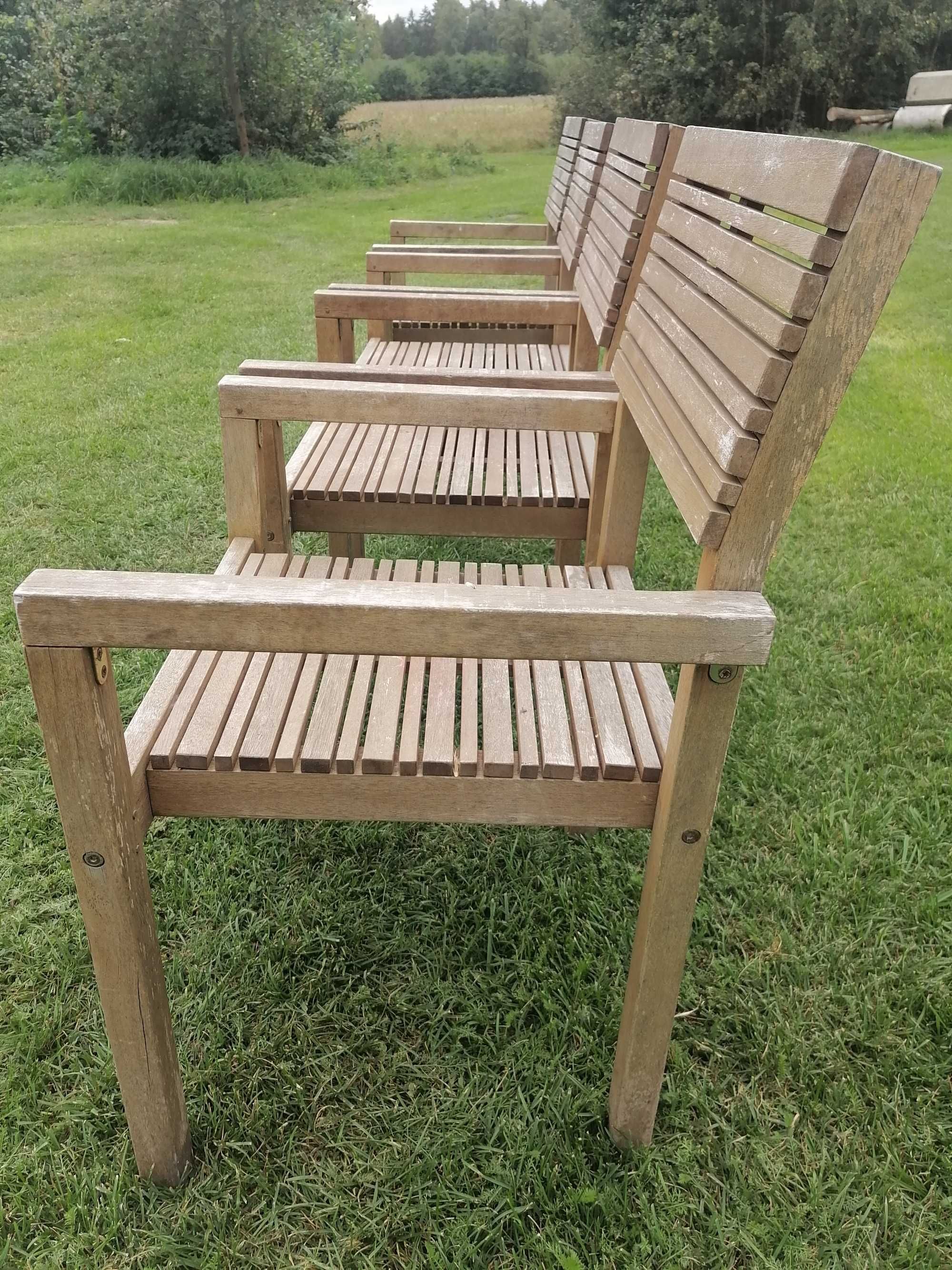 Krzesla fotele drewniane tekowe
