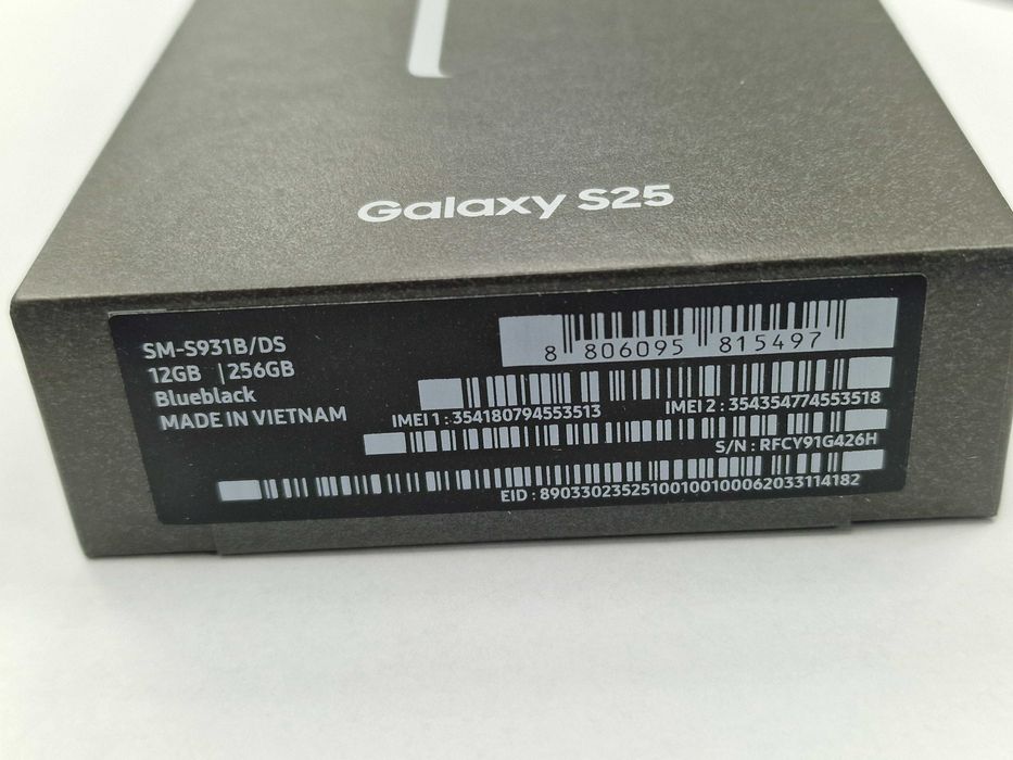 Samsung Galaxy S25 Dual SIM/ 12GB/ 256GB/ Blueblack/ GW24/ bez rat!