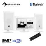 Elegancka Wieża Stereo Auna Sonic DAB+ MP3 USB FM AUX BLUETOOTH Nowa !