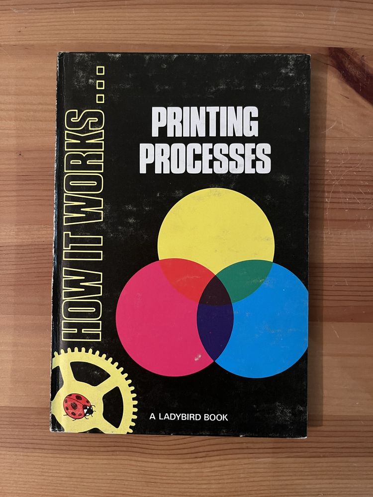 How it works printing processes ladybird books vintage