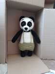 Szydełkowany miś panda, handmade, rękodzieło, prezent
