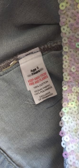 Джинсовий сарафан святковий з паєтками