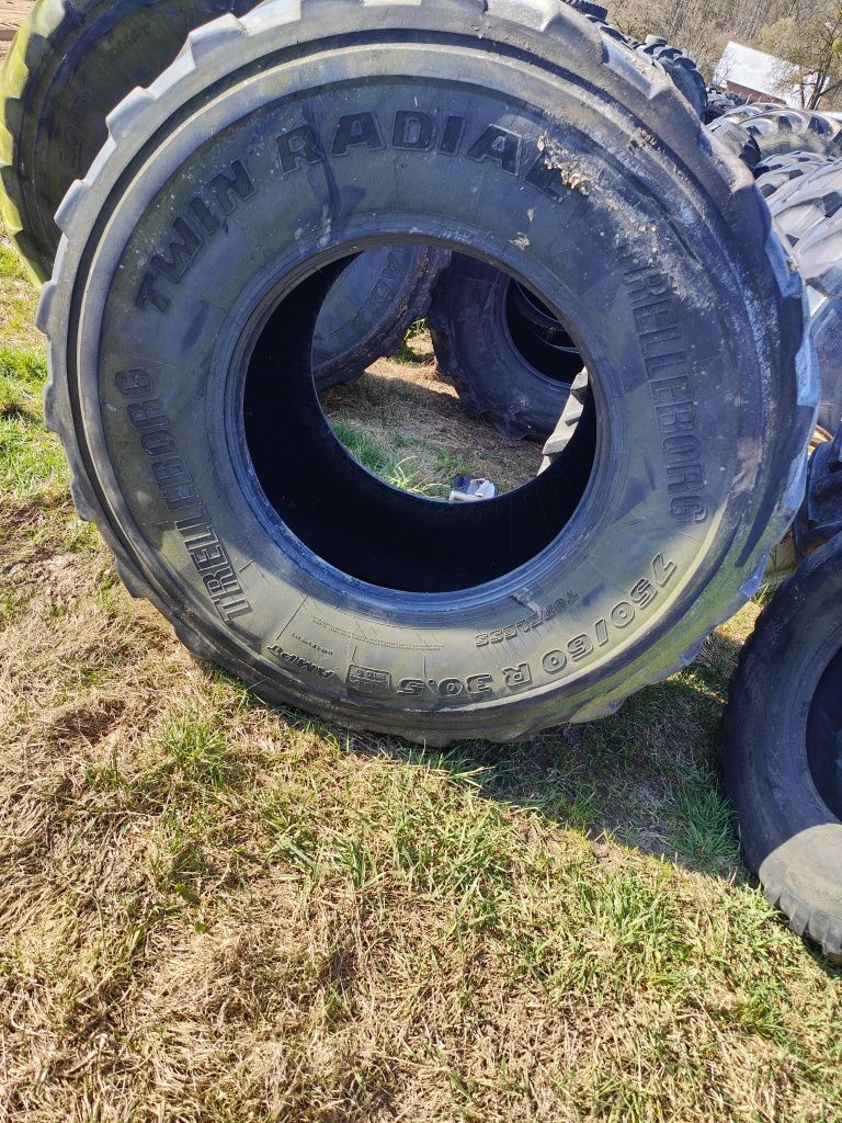Para opony opona wzmocniona Trelleborg 750/60 R - 30.5 2sztuki zdrowe