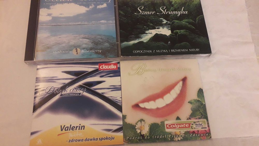 Muzyka relaksacyjna 4 płyty CD-obniżka ceny