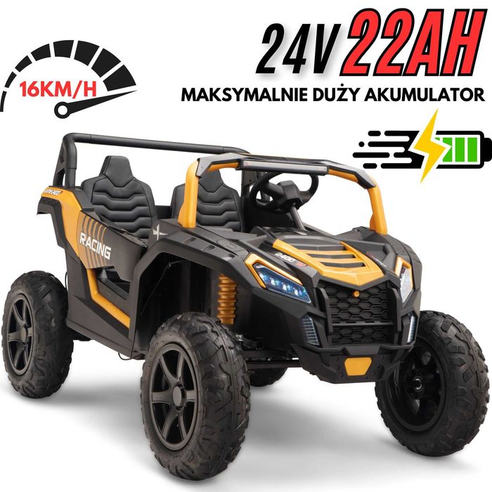 Auto na akumulator BUGGY RACING A032 Strong + bezszczotkowy silnik 24V