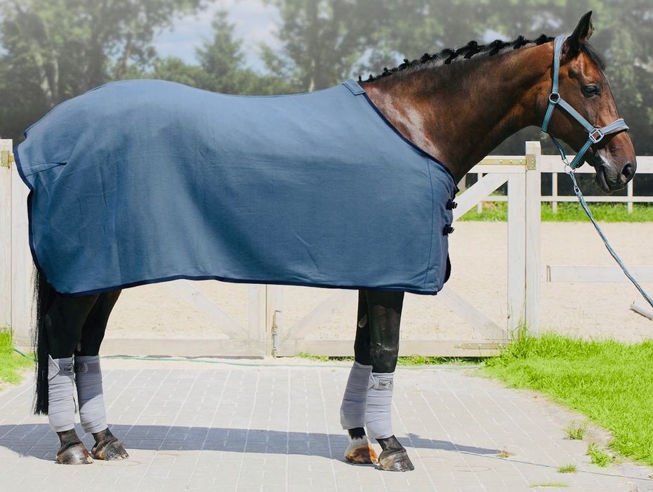 Derka polarowa ekona dla konia koni fioletowa 125