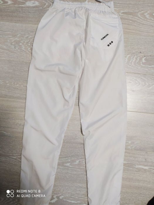 Штаны спортивные мужские белые Adidas 48 размер