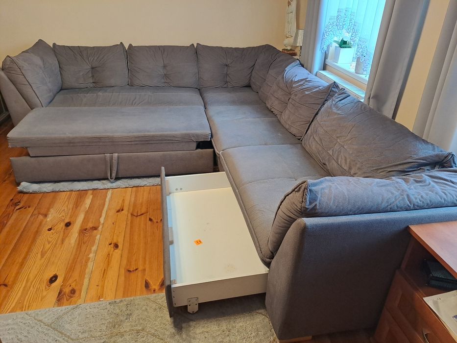 Narożnik kanapa z funkcją spania Agata Meble