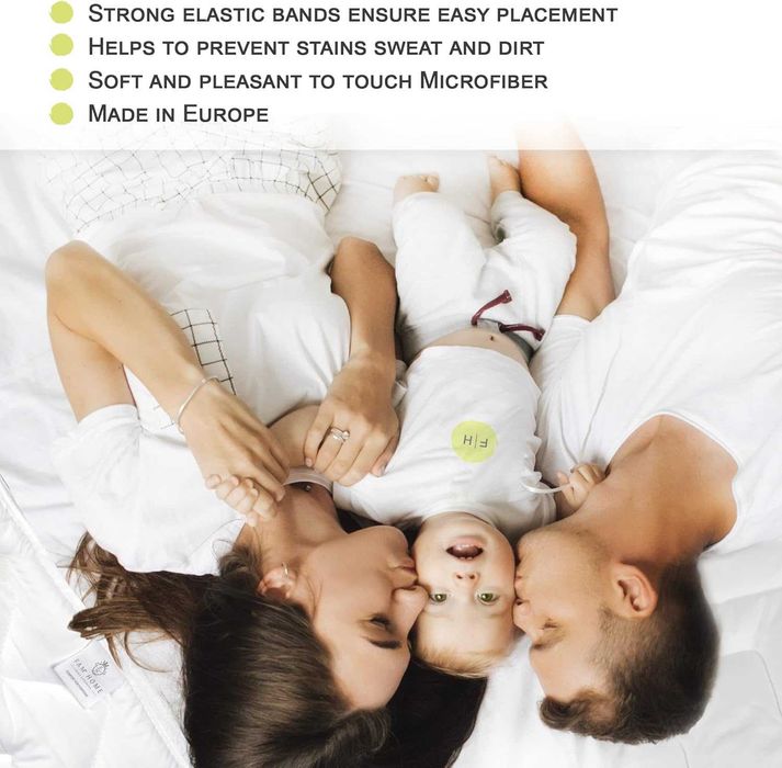 Nowy ochraniacz na materac/topper/nakładka /180x200cm/FAM HOME!A1045!