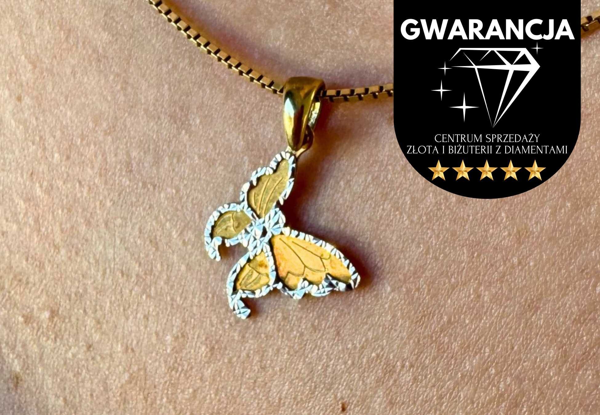 Złota Zawieszka Motyl | Nowa | 585 | 0.86G |