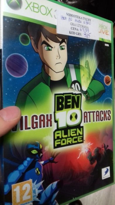 BEN 10 Alien Force Vilgax Attacks XBOX 360, sklep
