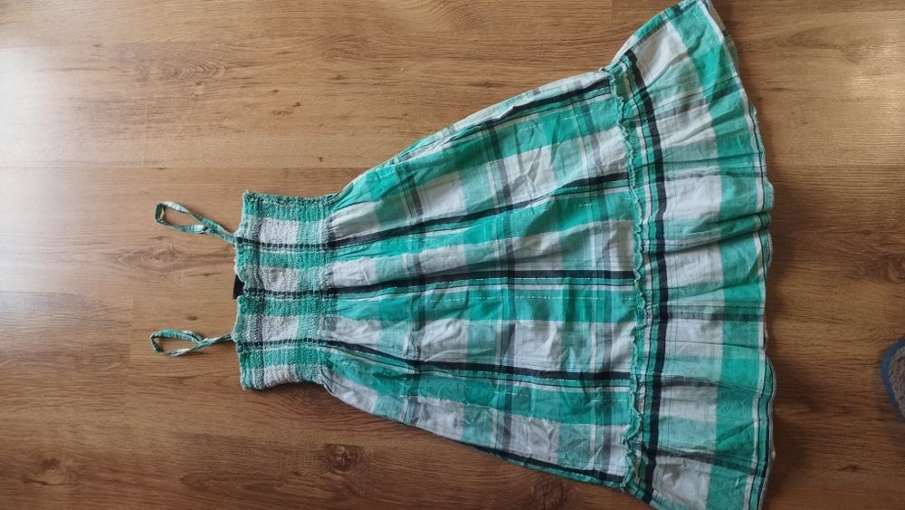 Sukienka na lato na ramiączkach  letnia 10 12 lat 134 140