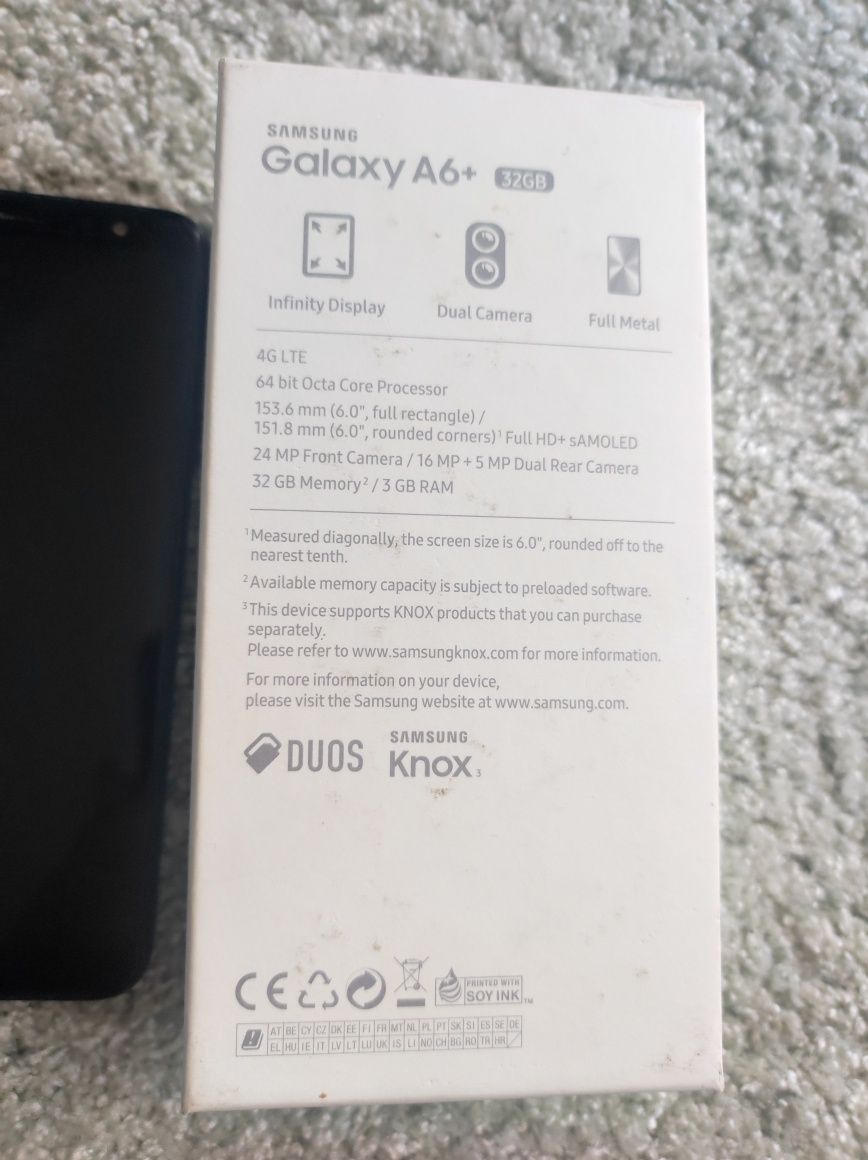 Samsung Galaxy A6+ (32GB) 4G LTE ( gratis etui )