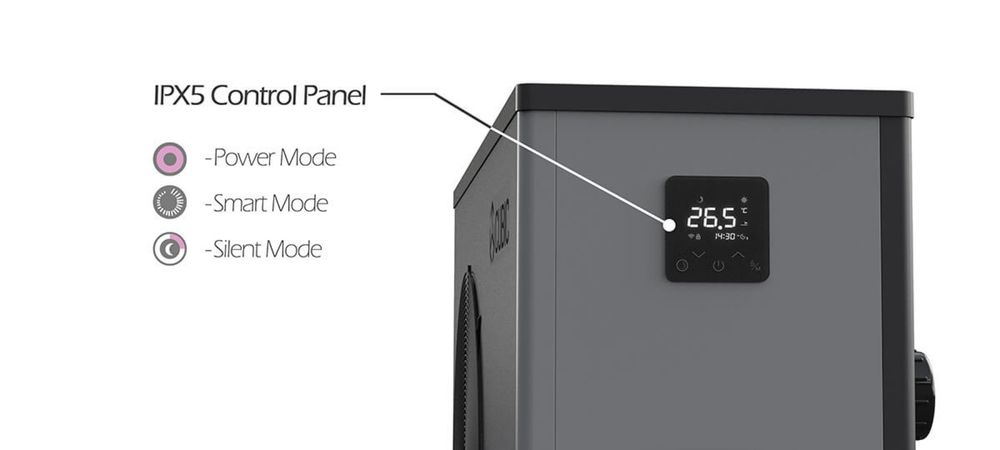 Inverter Pompa ciepła TEBAS 17,5kW do basenu do 70 m3 STEROWANIE WIFI