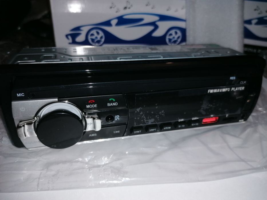 Auto Rádio Bluetooth USB Comando 4x60W Novo