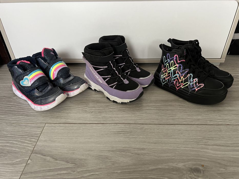 Демі ботінки Skechers,зимові ботінки Skechers