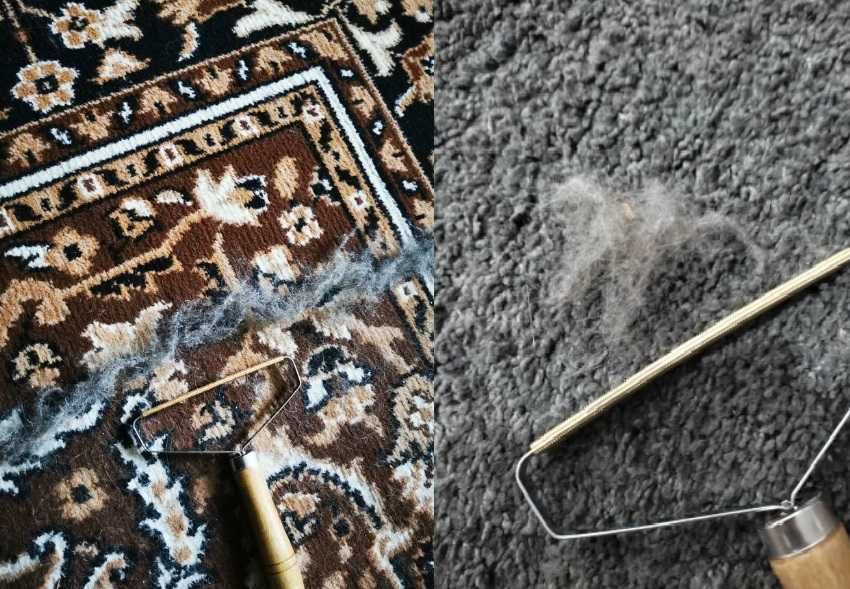 Скребок- щетка для чистки ковров от шерсти домашних любимцев 1 штука