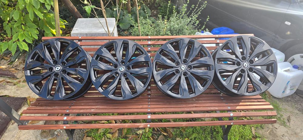 Felgi alu Megane Talisman czarne oryginał Renault 5x114.3 7.5J R18
